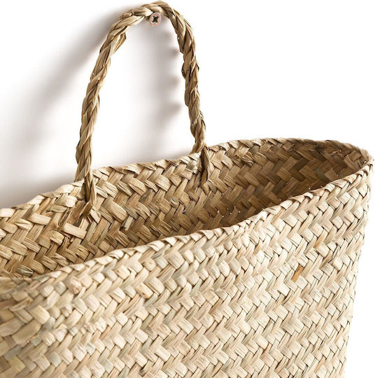 La Redoute Interieurs Кошница за съхранение Слама Бежов 25x25x38см 1бр