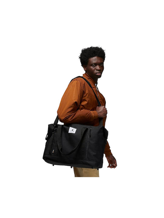 Jordan JORDAN JAM FLIGHT DUFFLE Ανδρική Τσάντα Ώμου για Γυμναστήριο Μαύρη