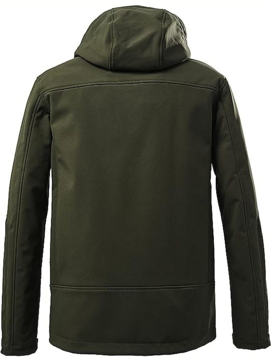 Killtec Kow 163 37711-756 Männer Jacke aus Weiche Schale für Ski & Snowboard Grün