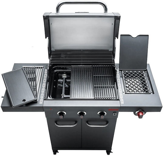 Char-Broil Professional Power Edition Gasgrill Rost 44.5cmx61.5cmcm mit 3 cm 7.05kW und Seitenbrenner