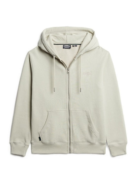 Cardigan With Hood Beige