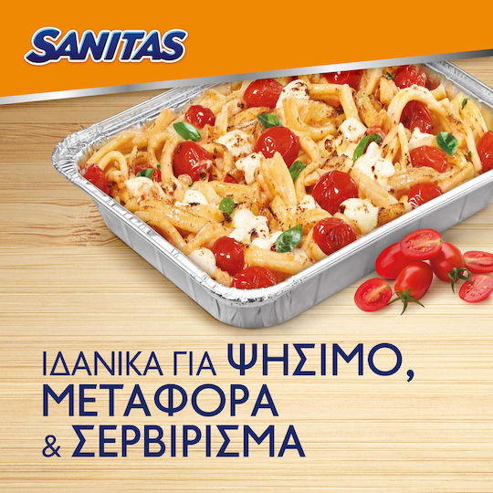 Sanitas Medium Rectangle Single-use Utensil 20.8x20.8cm 3pcs