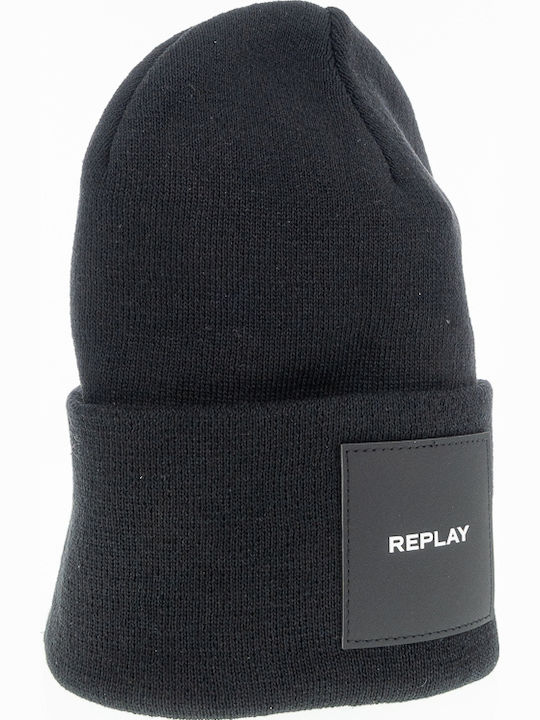 Beanie Γυναικείος Σκούφος Πλεκτός σε Μαύρο χρώμα