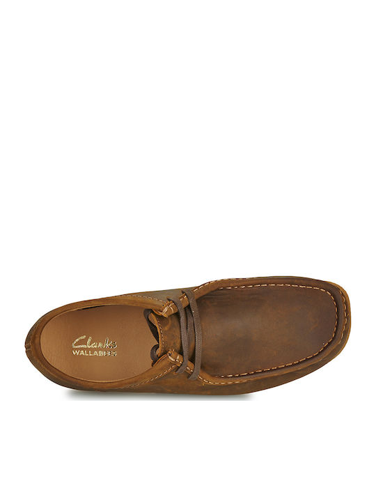 Wallabee Мъжки мокасини в Кафяв цвят