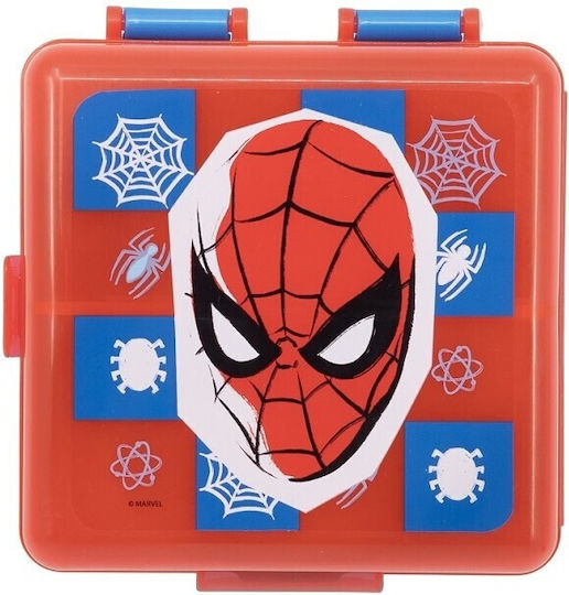 Stor Plastic Kids' Food Container Spiderman