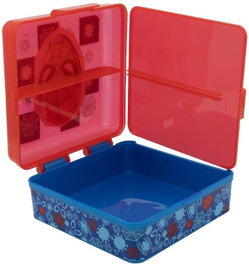 Stor Plastic Kids' Food Container Spiderman
