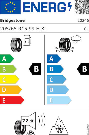 Bridgestone Blizzak Lm 005 205/65R15 99E-Commerce-Website XL Winter Reifen für Passagier Auto