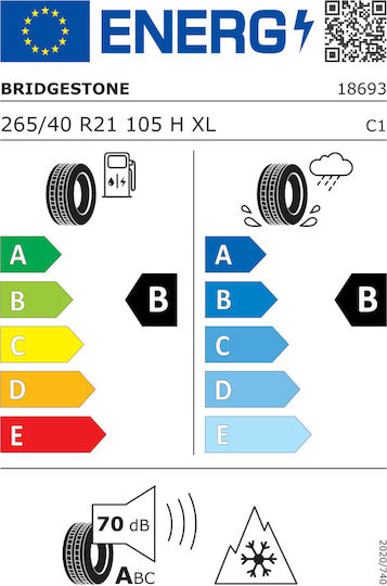 Bridgestone Blizzak Lm 005 Ext Runflat 265/40R21 105E-Commerce-Website XL Winter Reifen für Passagier Auto