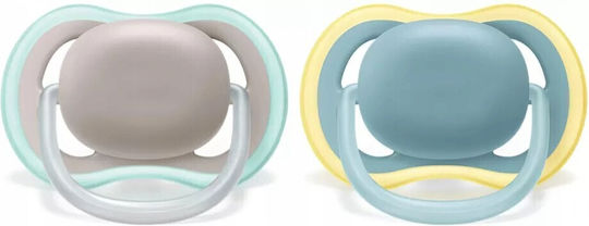 Philips Ultra Air Orthodontic Pacifiers Silicone with Case for 18+ months 2pcs
