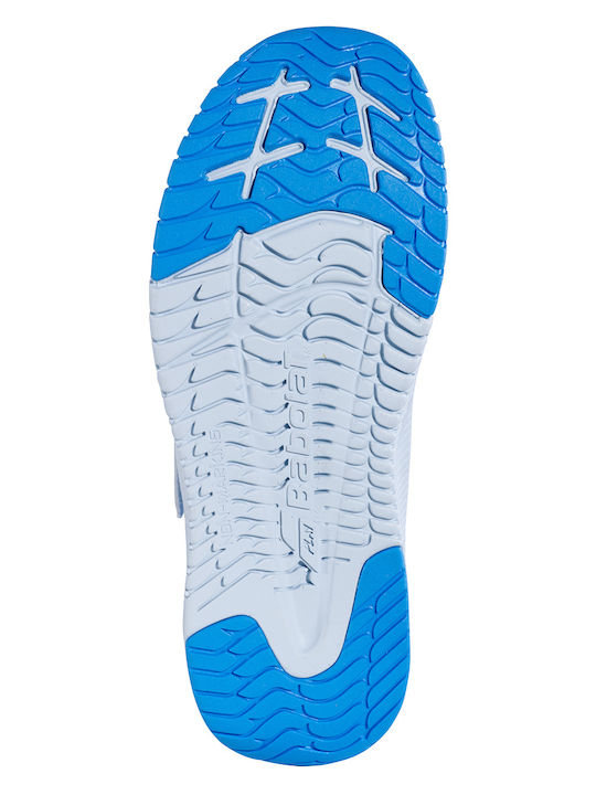 Pulsion All Court Kids Sports Shoes Tennis with Hoop & Loop Closure White