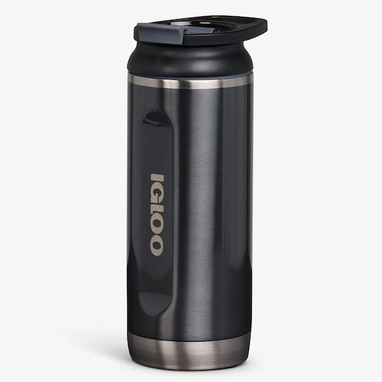 Igloo Tumbler Чаша Термос Неръждаема стомана 473мл Черен с Сламка и Дръжка