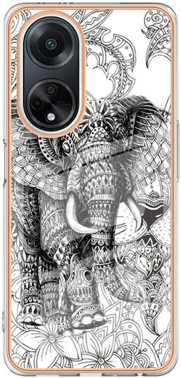 Electroplating Back Cover Σιλικόνης Γκρι (Oppo A98)