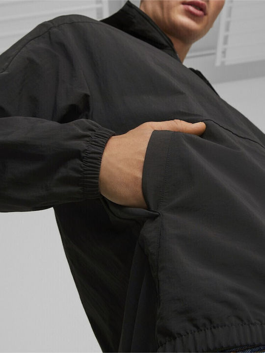 Winter Jacket Windproof Black