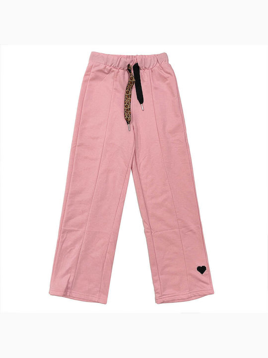 Ustyle Kinder Sweatpants Set - Jogginganzug Rosa 2Stück