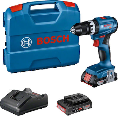 Bosch GSB 18V-45 Δραπανοκατσάβιδο Μπαταρίας 18V 2x2Ah