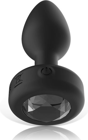 Ibiza Anal Plug mit kabelloser Funktion und Vibration Klein Schwarz