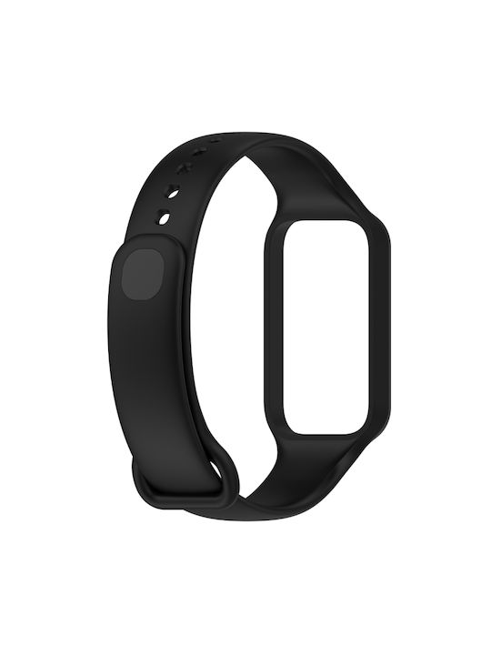 Каишка Силикон Черен (Redmi Smart Band 2 - Редми Смарт Банд 2)