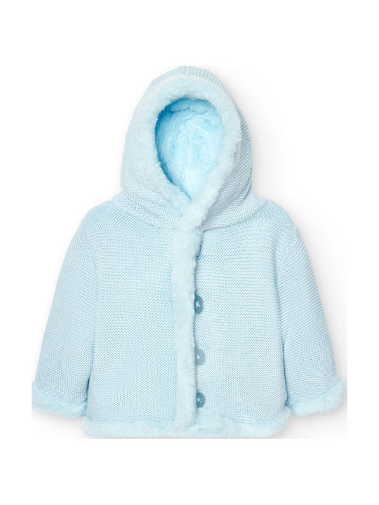 Kids' Casual Jacket Short with Hood Blue