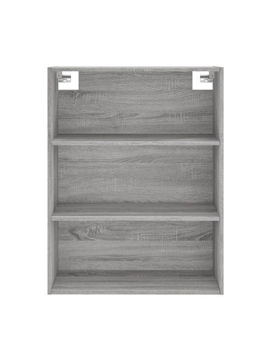 Wohnzimmer Nische aus Spanplatte Grau 69.5x34x180cm