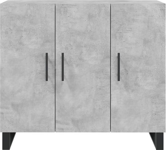 Μπουφές mit Spiegel Gray 90x34x80cm