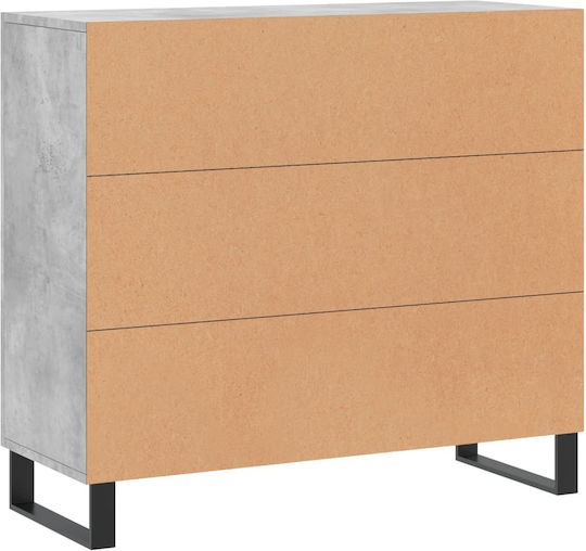 Μπουφές mit Spiegel Gray 90x34x80cm