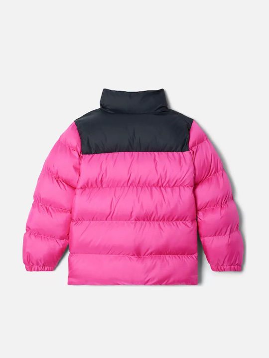 Kinder Freizeitjacke Kurz mit Kapuze Rosa
