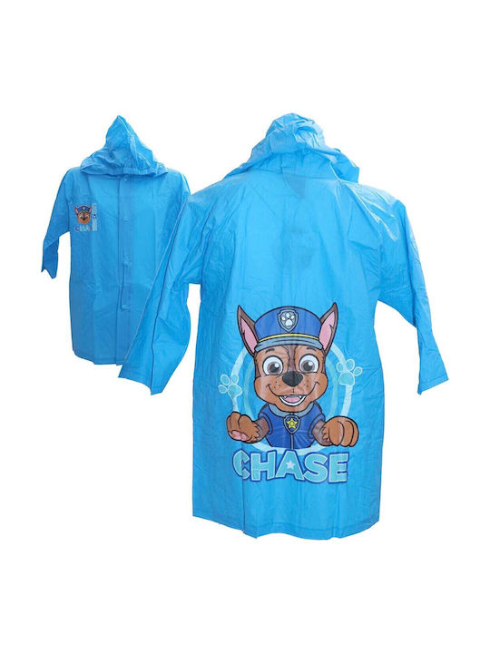 Waterproof Kids' Casual Jacket Short with Hood Blue Paw Patrol