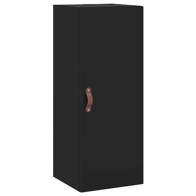 vidaXL Cabinet de baie L34.5xA34xÎ90cm Negru