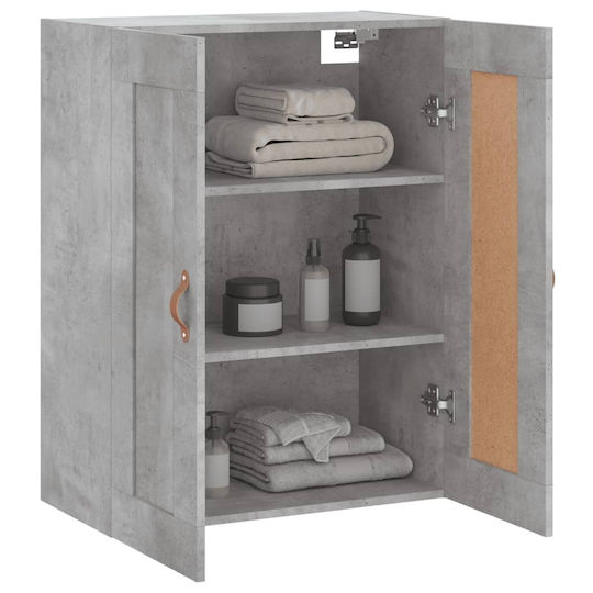 vidaXL Badezimmerschrank B69.5xT34xH90cm Gray