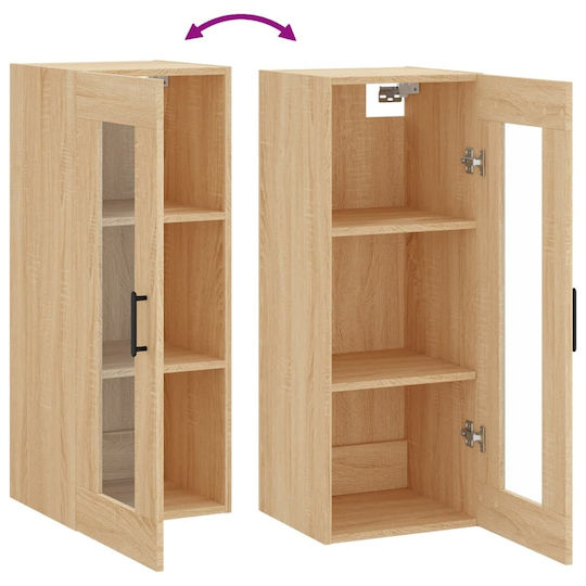 vidaXL Ντουλάπι Μπάνιου 34.5x34x90cm Sonoma