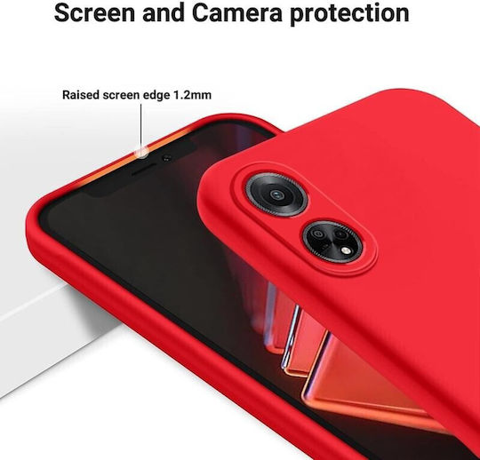 Pure Color Back Cover Σιλικόνης Κόκκινο (Oppo A98)