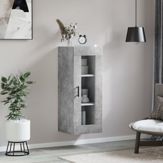 vidaXL Bathroom Cabinet L34.5xW34xH90cm Gray