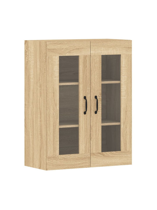 Sideboard Wooden Sonoma Oak 69.5x34x90cm