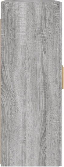 Μπουφές Ξύλινος Γκρι Sonoma 69.5x34x90cm