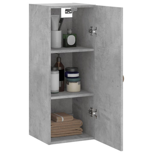 vidaXL Bathroom Cabinet L34.5xW34xH90cm Gray