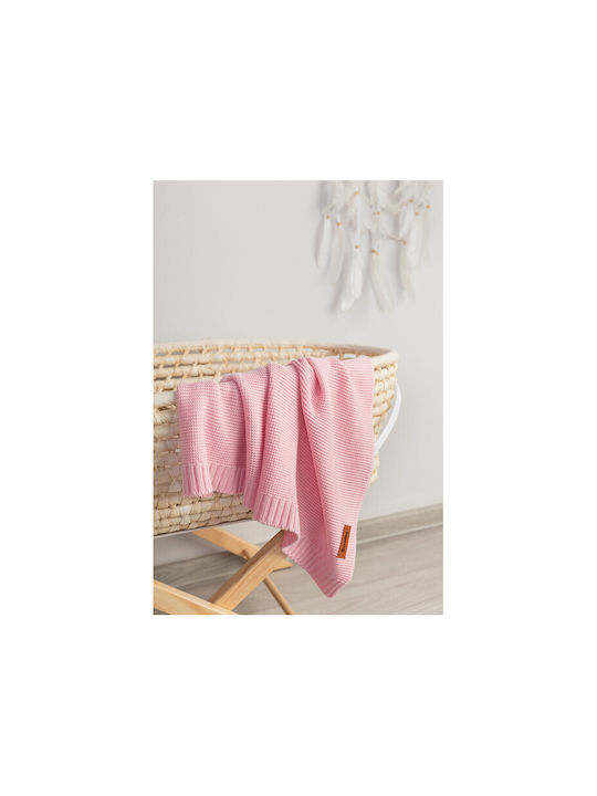 Sensillo Decke Wickeltücher für Kinderzimmer Bamboo Rosa 80x100cm