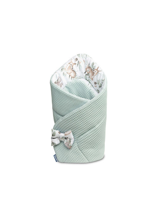 Sensillo Blanket Nursery Swaddling Blankets Cotton Green 75x75cm
