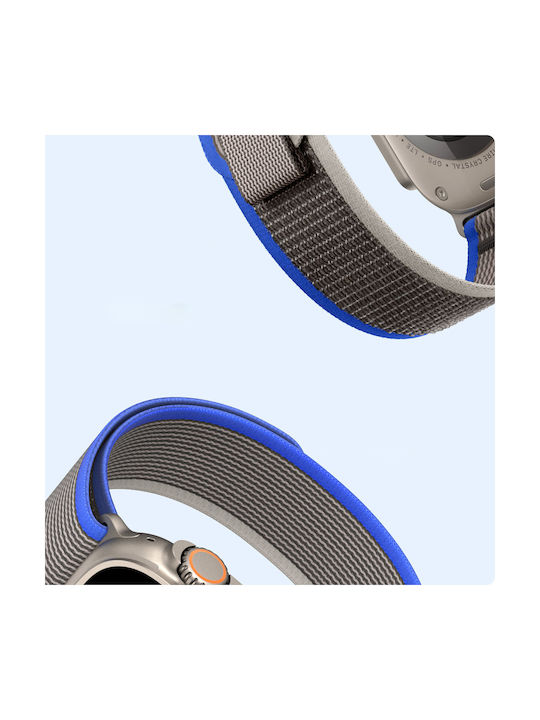 Dux Ducis Strap Λουράκι Υφασμάτινο Μπλε (Apple Watch 42/44/45mm)
