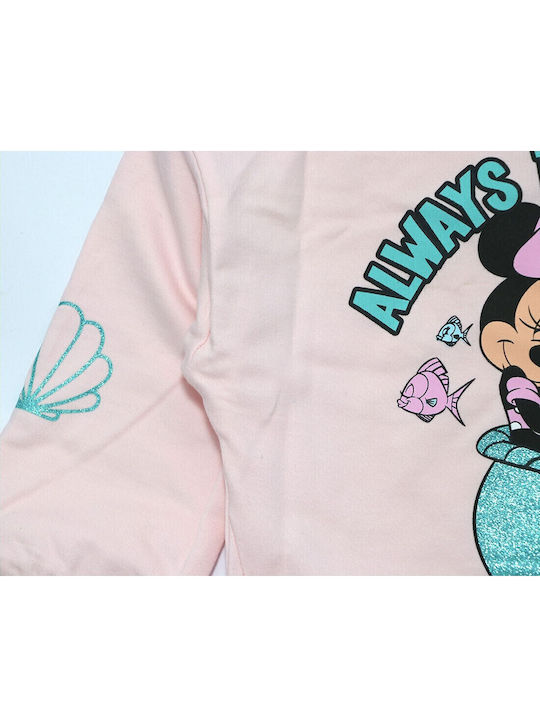 Kids Sweatshirt Pink Minnie Mouse