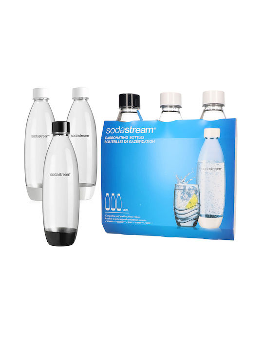 Sodastream Μπουκάλι Νερού Γυάλινο με Βιδωτό Καπάκι Λευκό