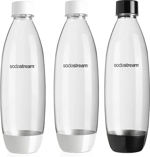 Sodastream Μπουκάλι Νερού Γυάλινο με Βιδωτό Καπάκι Λευκό