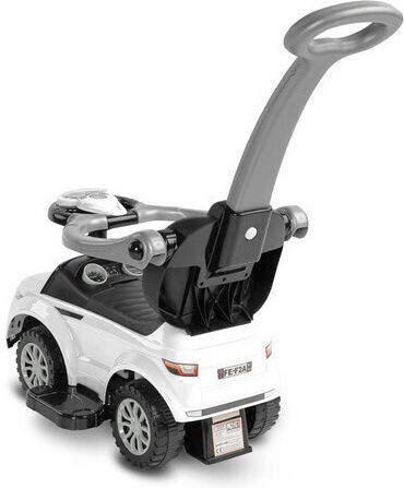 Toyz Sports Car Αυτοκινητάκι Ride On με Χειρολαβή για 12+ μηνών Λευκό