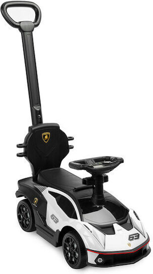 Toyz Lamborghini Essenza Car Ride On with Parental Handle for 12+ Months White