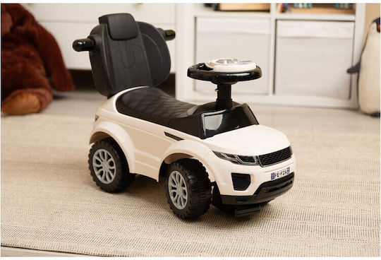 Toyz Sports Car Αυτοκινητάκι Ride On με Χειρολαβή για 12+ μηνών Λευκό
