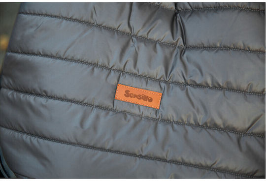 Sensillo Universal Waterproof Stroller Footmuff with Fleece Lining 100x46cm Gray