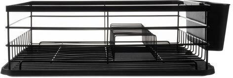 Ruhhy Στραγγιστήρι Νεροχύτη Inox Μαύρο 44x31.5x14.5cm