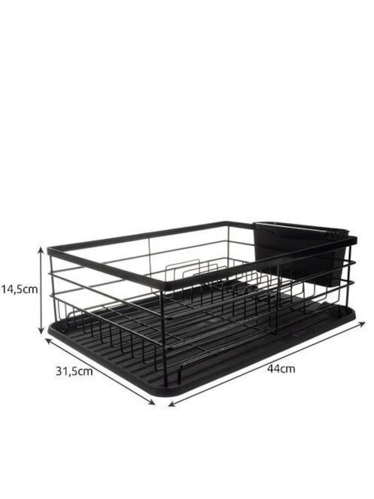 Ruhhy Sink Strainer Inox Black 44x31.5x14.5cm