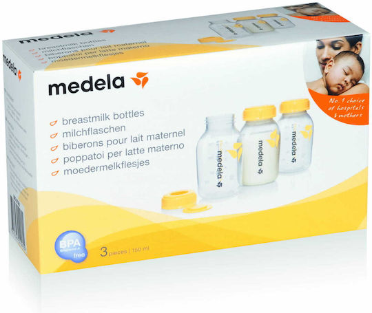 Medela Δοχεία Αποθήκευσης Μητρικού Γάλακτος 150ml 3τμχ