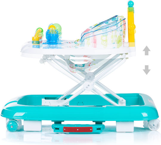 Chipolino Walker Baby Walker with Music for 6+ Months Green