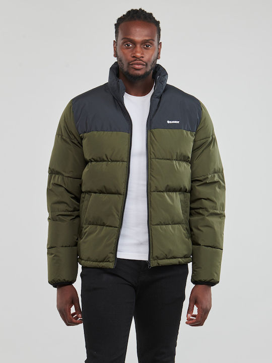 Winter Jacke Puffer Khaki